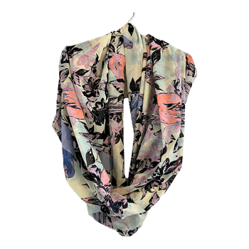 Papukaijakuvioitu kevyt huivi / tuubihuivi