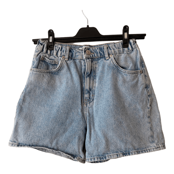 Light blue denim shorts