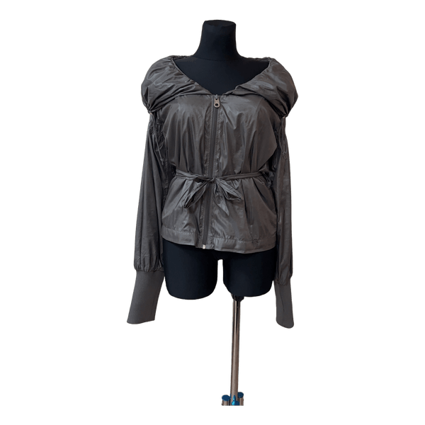Grey zip up jacket