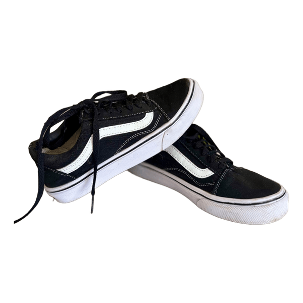 Black Vans sneakers