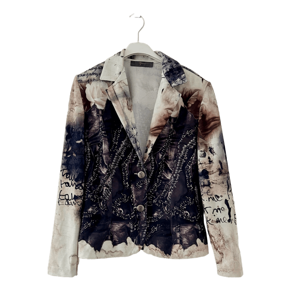 Mønstret blazer