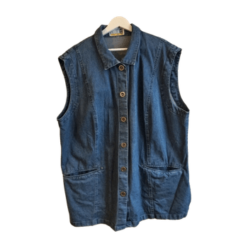 Vintage denim vest