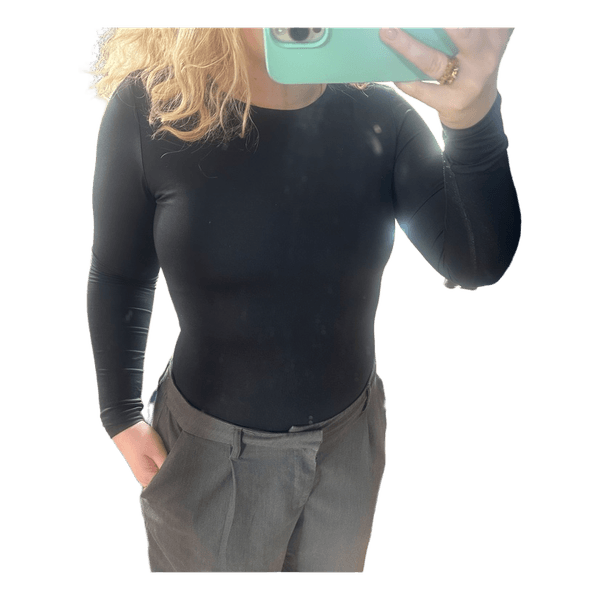 Sort bodystocking top