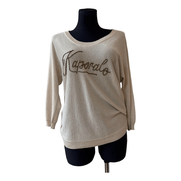beige sweater