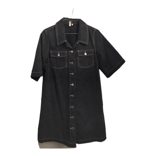 Blå denimkjole