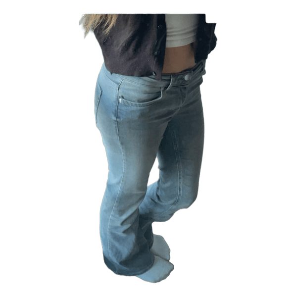 Grey denim jeans
