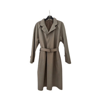 Beige trench coat