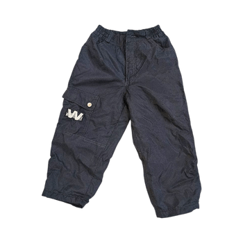 Black padded trousers