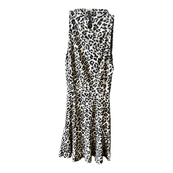 Multicolor leopardprint kleit