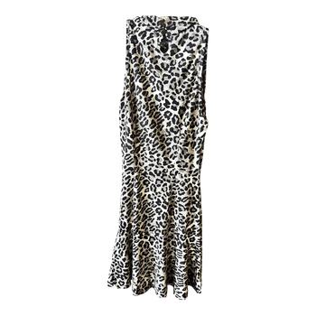 Multicolor leopardprint kleit