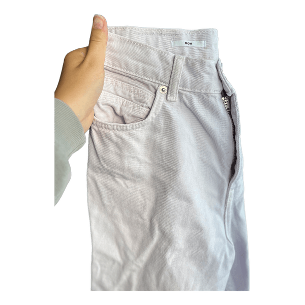 Mng denim light purple mom jeans