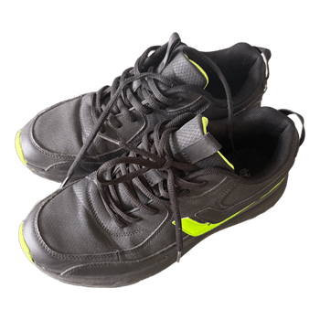 Black neon sneakers