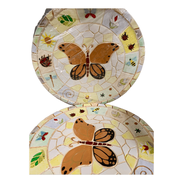Mosaic garden stepping stone 2 pcs