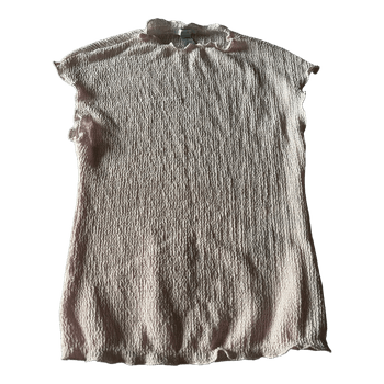 Amisu pink textured top