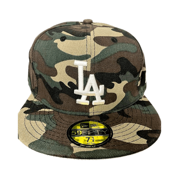 Camo fitted cap