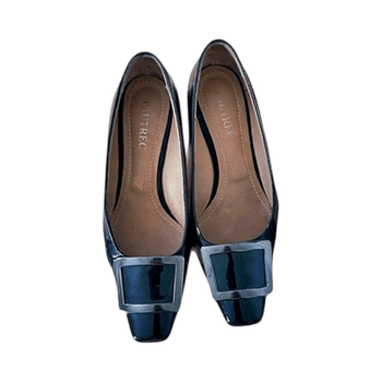 Uterqüe - Black Buckle Heel