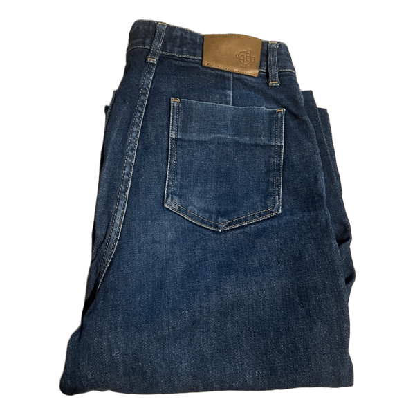 Blå denim jeans