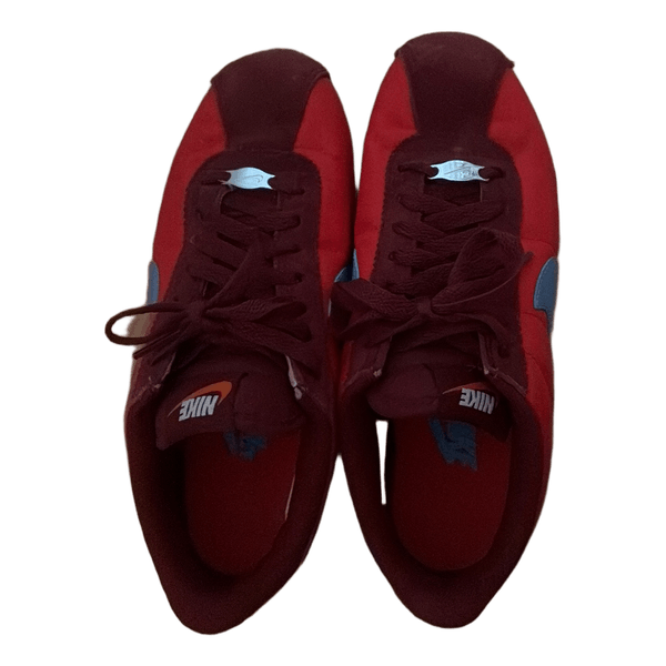 Nike Cortez TXT trainers in red and blue