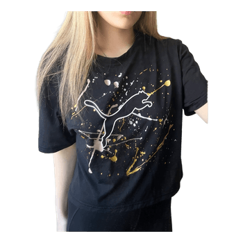 Black Puma training t-shirt