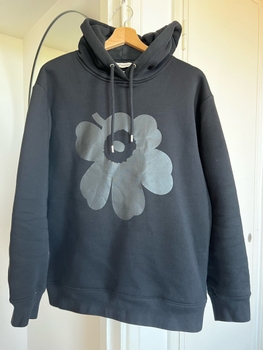 Marimekko Black hoodie with flower print