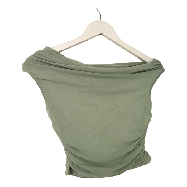 Grøn off-shoulder top
