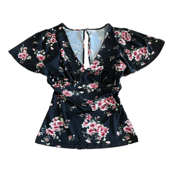 Vintage Floral Blouse