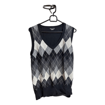 Neuleliivi argyle kuviolla