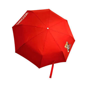 uusi Moschino Gift bear punainen sateenvarjo