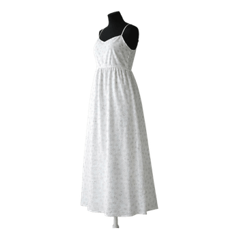 Suknelė su linu ir medvilne