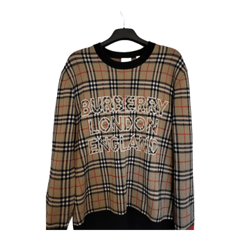 Burberry ruudullinen neulepaita
