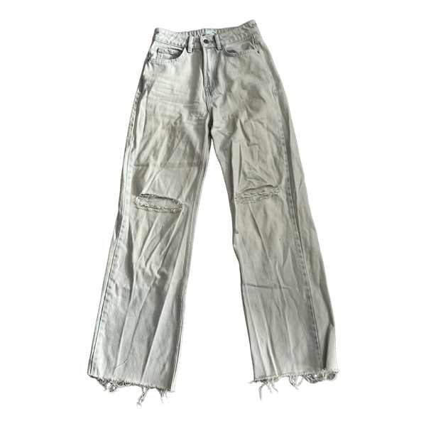 Light wash ripped jeans
