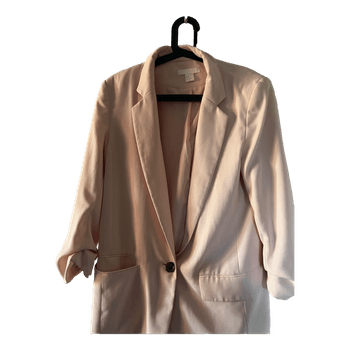 Vaaleanpunainen H&M bleiseri