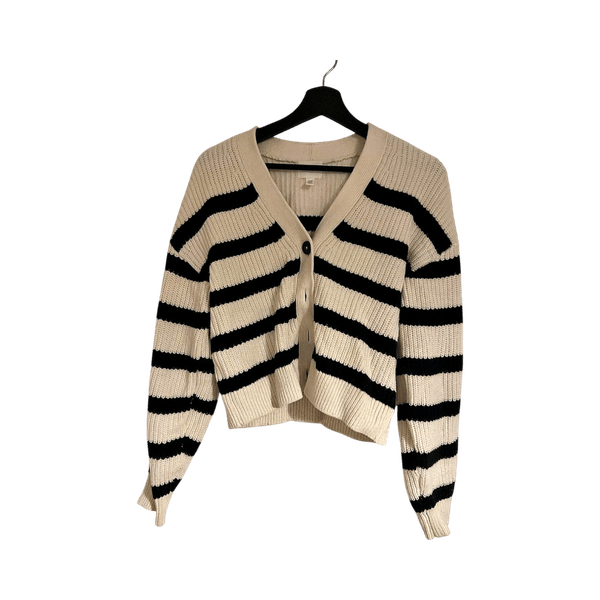 H&M raidallinen neuletakki