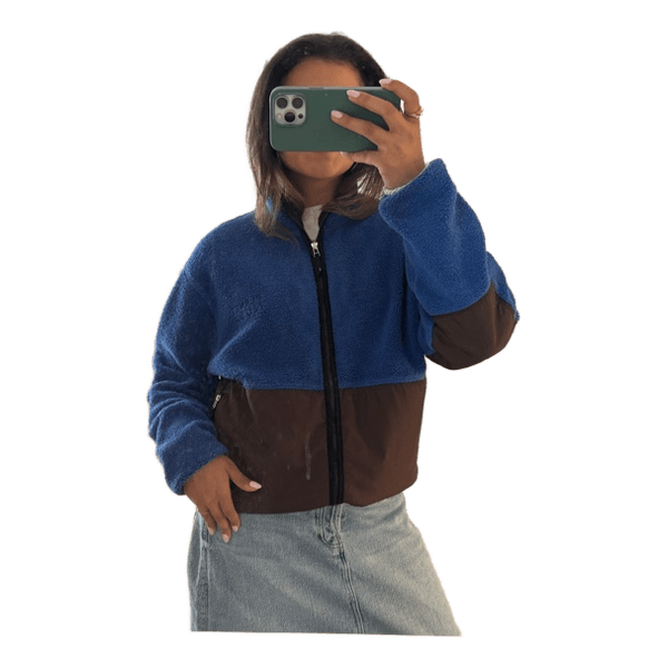 Planet nusa Blue brown fleece jacket