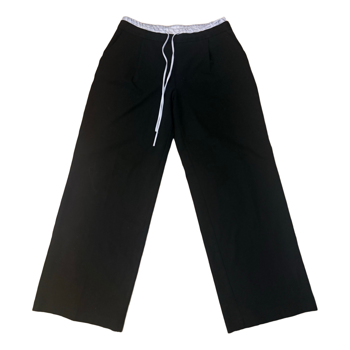 Zara Sorte Zara bukser med vidde, Størrelse M / 38 — Secondhand Vide ...
