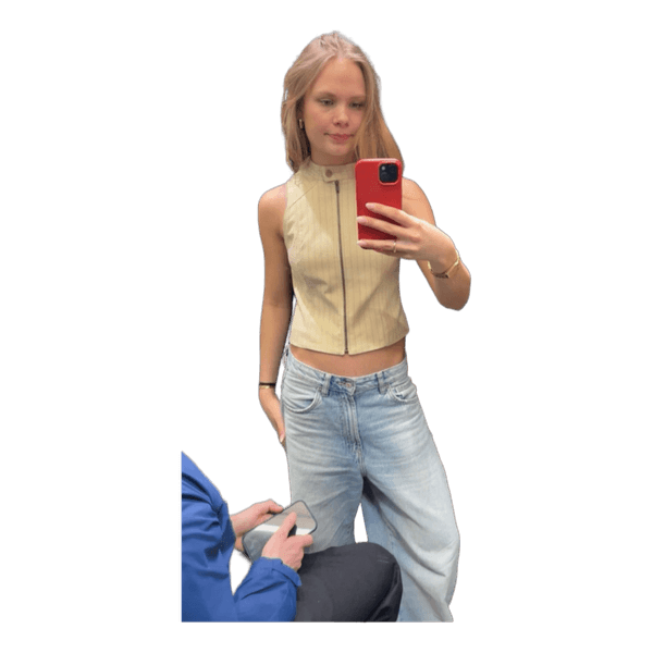 Beige lynlåstop