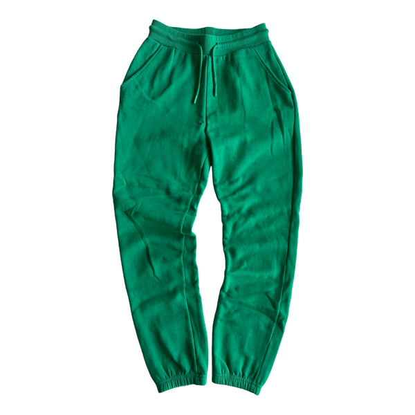 Green sweatpants