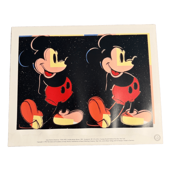 Andy Warhol original screenprint 1992
