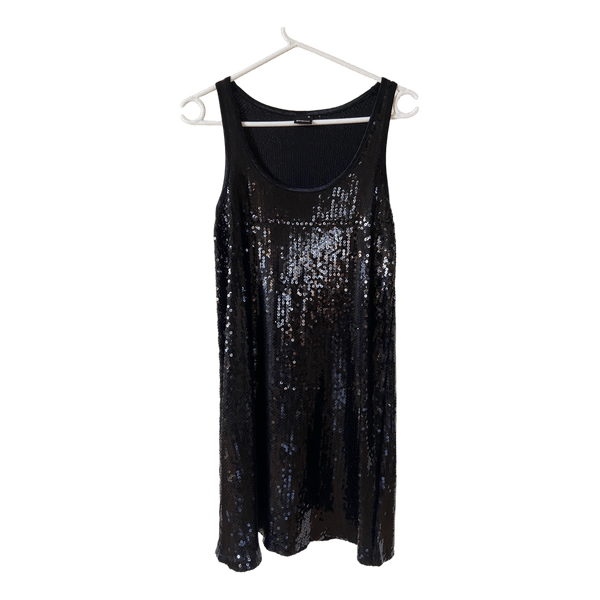 Black sequin dress