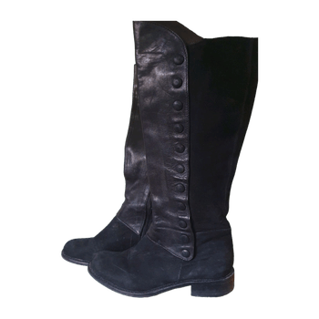 Nahka- /mokkanahka saapikkaat boots