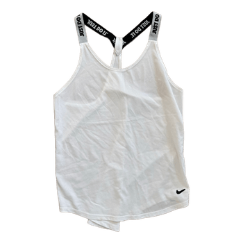 White Nike tank top