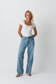 Light Blue Low Waist Jeans