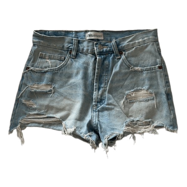 zara shorts med huller