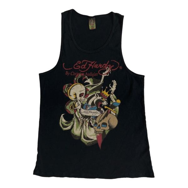 Ed Hardy graphic tank top