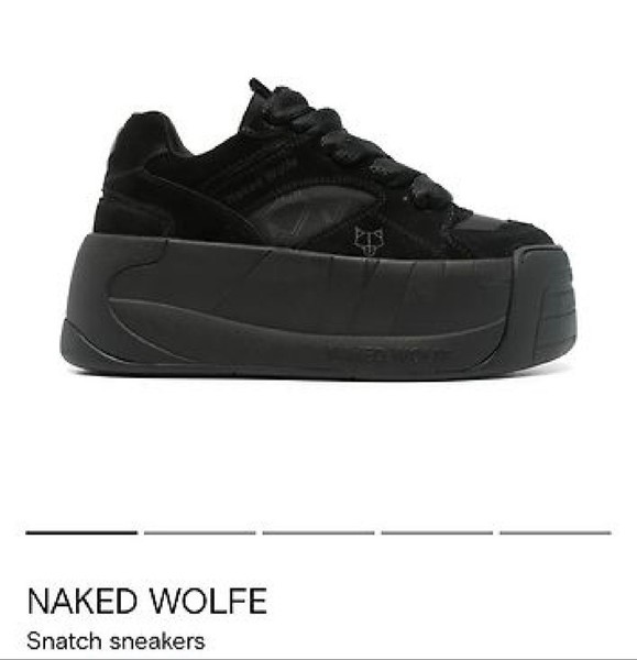 Black Naked Wolfe sneakers