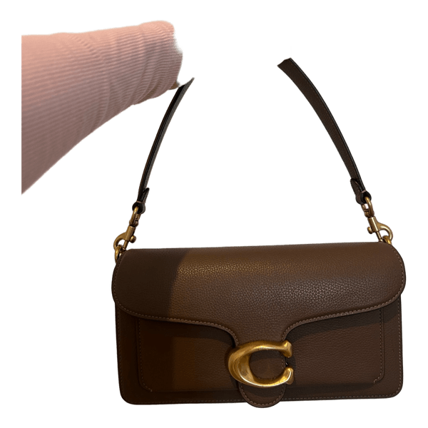 Coach tabby leather shoulder bag
