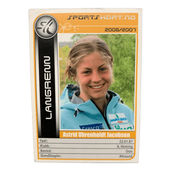 Astrid Uhrenholdt Jacobsen signed card