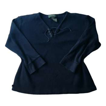 Lauren Ralph Lauren Nyöripaita - Tummansininen - S/M - Nautical / Y2K