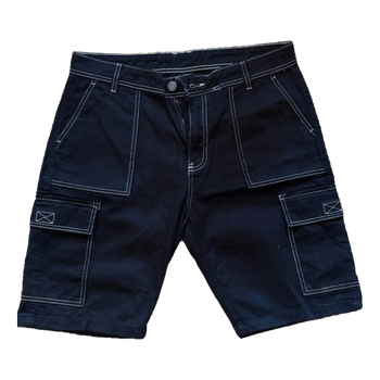 Black cargo shorts