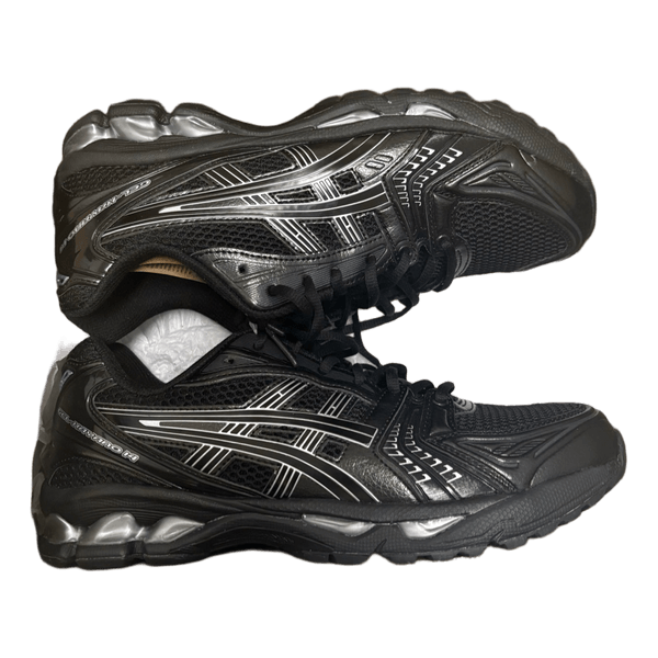 Asics Gel KAYANO Black and Pure silver Size 8.5